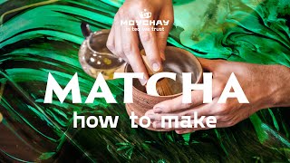 How we make Matcha at Moychay