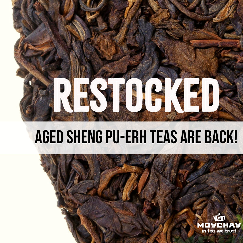 Restocked: Aged Sheng Pu-erh Teas Are Back!