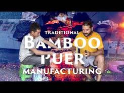 Yunnan. Traditional Bamboo Puer Processing. Picturesque Wenshan Mountains.