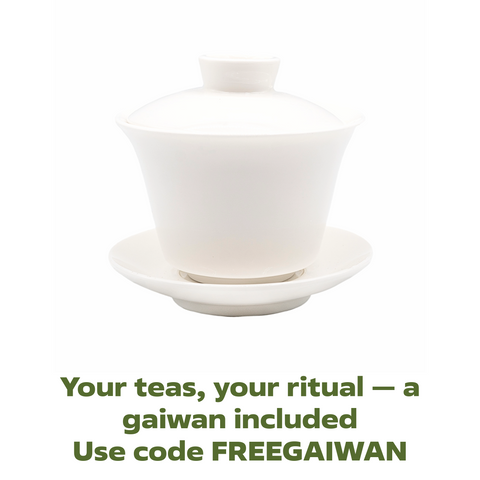 A Porcelain Gaiwan as a Gift — When You Stock Up on Tea