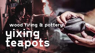 Yixing teapots. Wood firing.