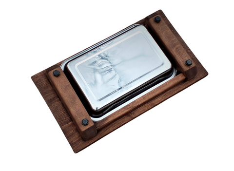 Zon van Harmonie – Handgemaakte Els Houten Chaban (Theetafel) 45 * 25 cm