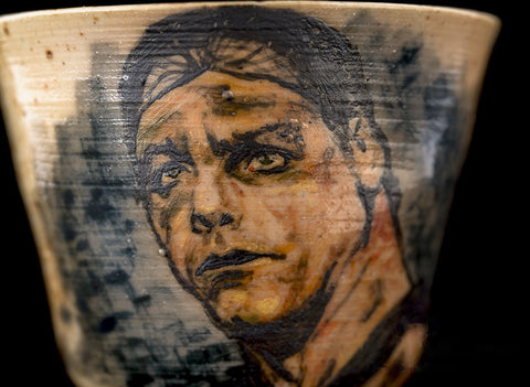 Cup # 29529, wood firing/ceramic,  134 ml.