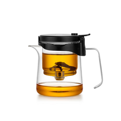 Easy Gongfu Bonston Glass Tea Pot 350ml with Glass Infuser # 33212
