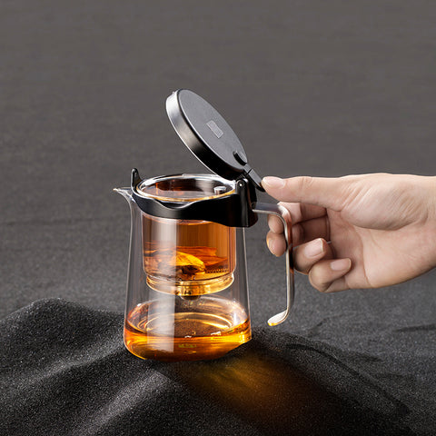 Easy Gongfu Bonston Glass Tea Pot 350ml with Glass Infuser # 33212