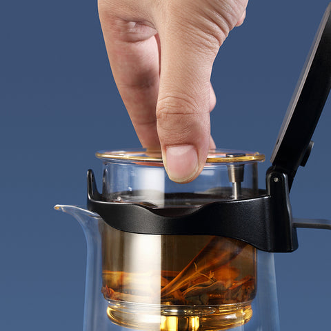 Easy Gongfu Bonston Glass Tea Pot 350ml with Glass Infuser # 33212