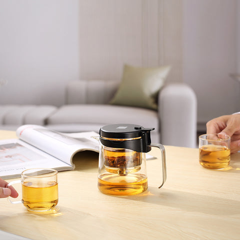 Easy Gongfu Bonston Glass Tea Pot 350ml with Glass Infuser # 33212