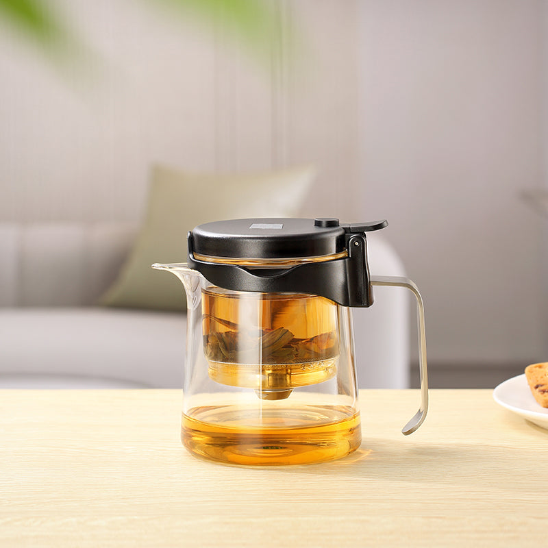 Easy Gongfu Bonston Glass Tea Pot 350ml with Glass Infuser 33212