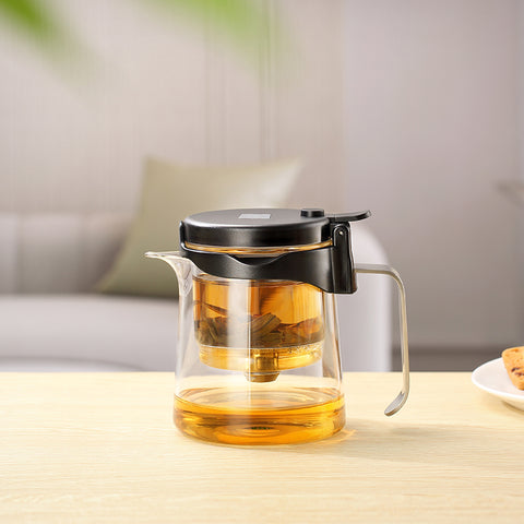 Easy Gongfu Bonston Glass Tea Pot 350ml with Glass Infuser # 33212