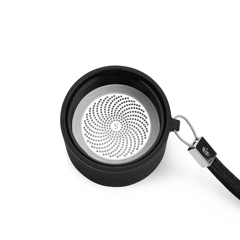 Botella de té de vidrio Moychay # 25658, metal/vidrio, 238 ml. # 25658