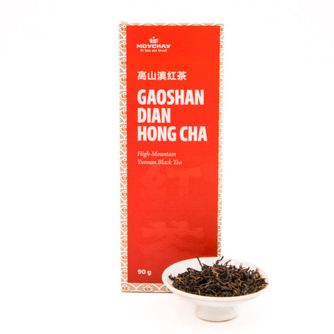 Black Tea GAOSHAN DIAN HONG CHA, Chinese tea from High Mountain in Yunnan Province (Red Tea), 90g