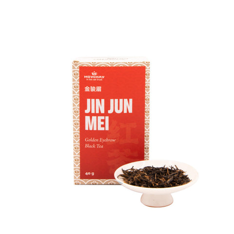 Black Tea Golden Eyebrow (Jin Jun Mei), Chinese tea from Fujian Province (Red Tea), 35g / 50g