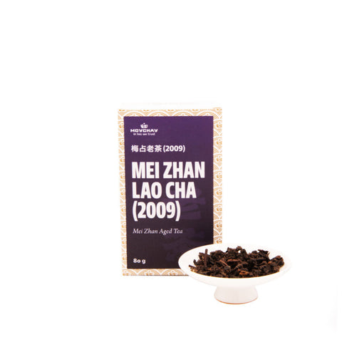 Oolong Thee Mei Zhan Lao Cha 2009, Chinese thee (Rode Thee), gerijpt, 80g