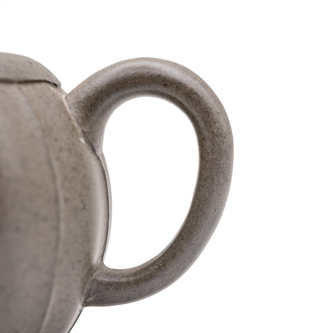 Antique-style multi-petal yixing clay woodfired teapot # 94847