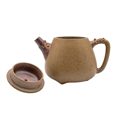 Yellow mud and Han tiles yixing clay woodfired teapot # 94854