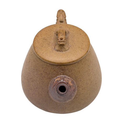 Yellow mud and Han tiles yixing clay woodfired teapot # 94854