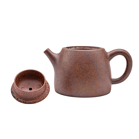 Vermilion Han tiles yixing clay woodfired teapot # 94855