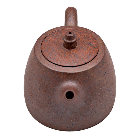 Vermilion Han tiles yixing clay woodfired teapot # 94855