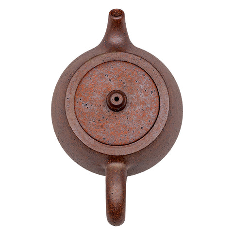 Vermilion Han tiles yixing clay woodfired teapot # 94855