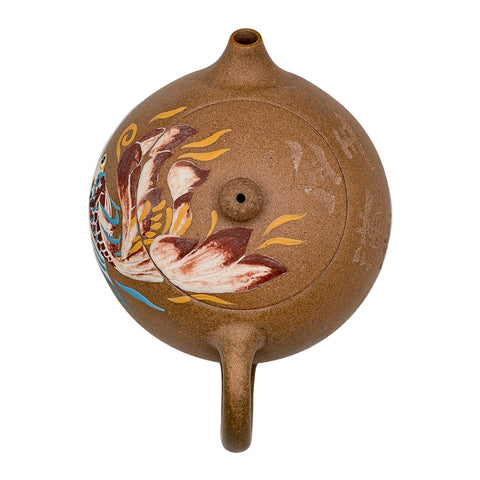 Goldfish Xi Shi yixing clay woodfired teapot # 94858