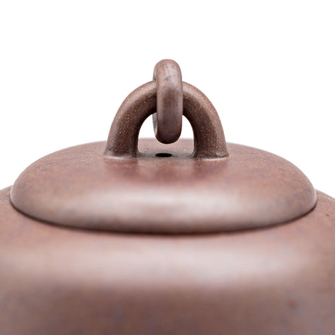 Small circle Han tile yixing clay woodfired teapot # 94860