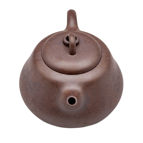 Small circle Han tile yixing clay woodfired teapot # 94860