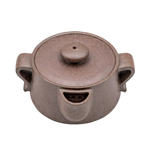 Cover tile yixing clay woodfired teapot # 94865
