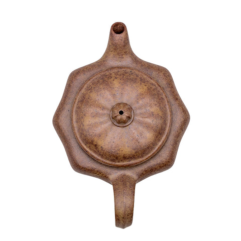 Eight-sided Han tiles yixing clay woodfired teapot # 94866