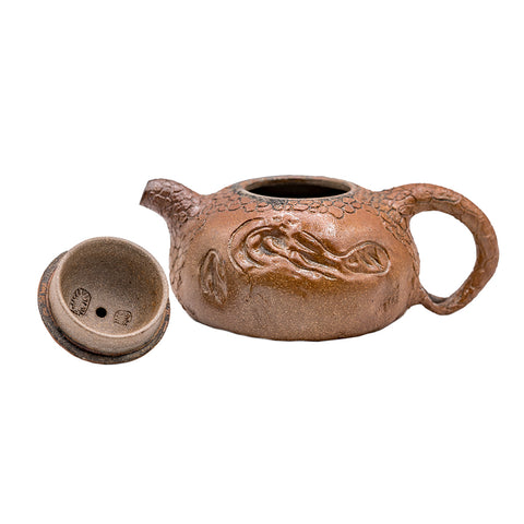 Small Dragon yixing clay woodfired teapot # 94871