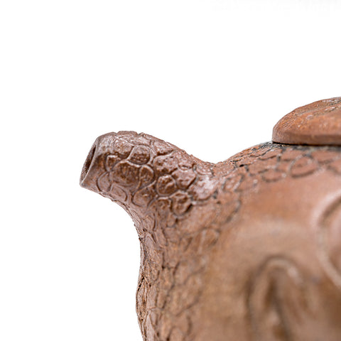 Small Dragon yixing clay woodfired teapot # 94871