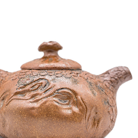Small Dragon yixing clay woodfired teapot # 94871