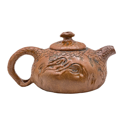Small Dragon yixing clay woodfired teapot # 94871