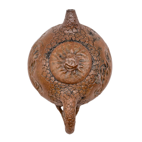 Small Dragon yixing clay woodfired teapot # 94871