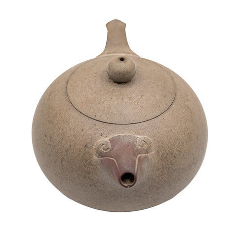 Théière en argile Yixing style antique Xi Shi cuite au bois n° 94876