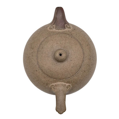 Théière en argile Yixing style antique Xi Shi cuite au bois n° 94876