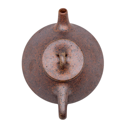 Vermilion Han tiles yixing clay woodfired teapot # 94877