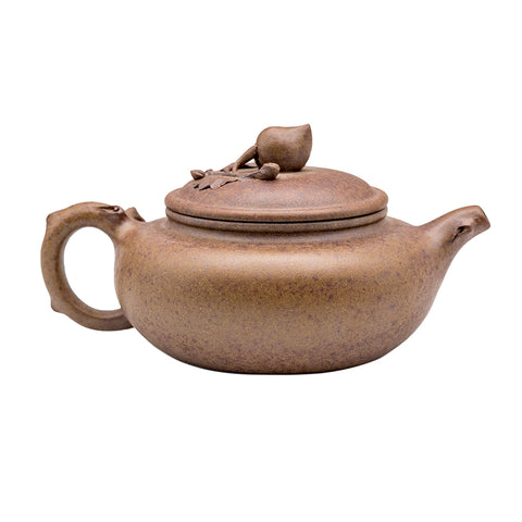 Fairy Flat yixing clay woodfired teapot # 94888