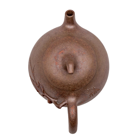 Tetera pequeña de arcilla Yixing para madera, color berenjena # 94896