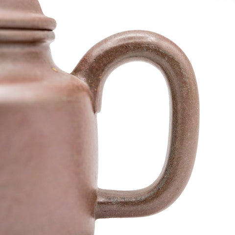 Han flat yixing clay woodfired teapot # 94902