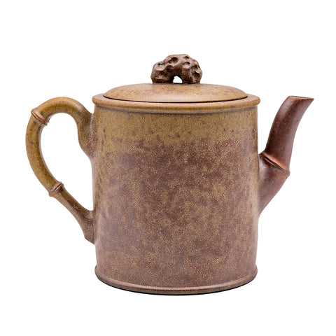 Bamboo-shaped kettle yixing clay woodfired teapot # 94908