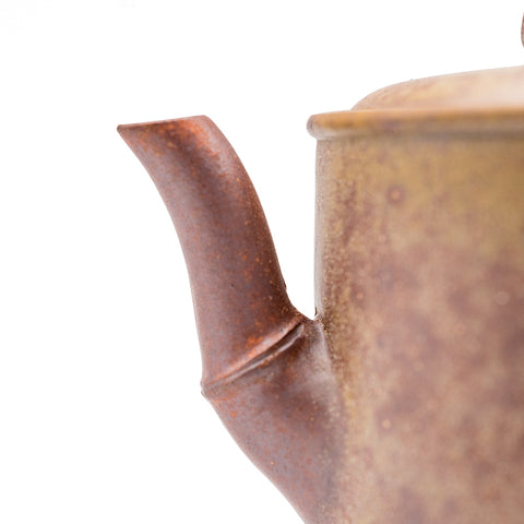 Bamboo-shaped kettle yixing clay woodfired teapot # 94908