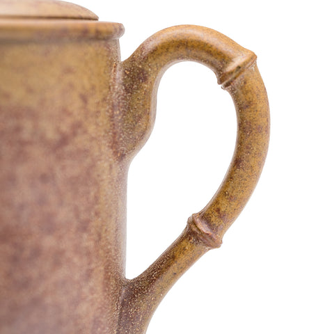 Bamboo-shaped kettle yixing clay woodfired teapot # 94908