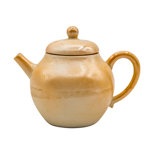Pear-Shaped Pot Dehua Woodfired Teapot # 94921