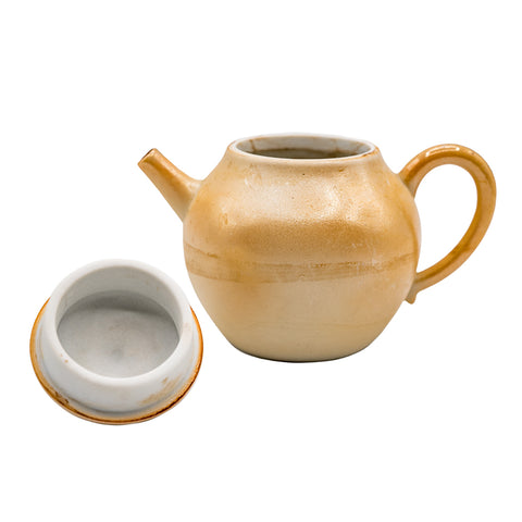 Pear-Shaped Pot Dehua Woodfired Teapot # 94921