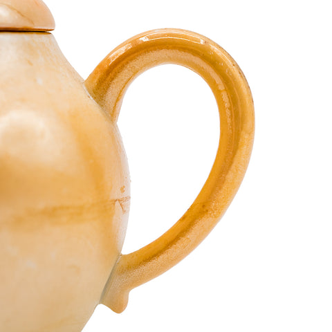 Pear-Shaped Pot Dehua Woodfired Teapot # 94921