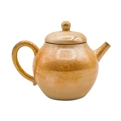 Pear-Shaped Pot Dehua Woodfired Teapot # 94921