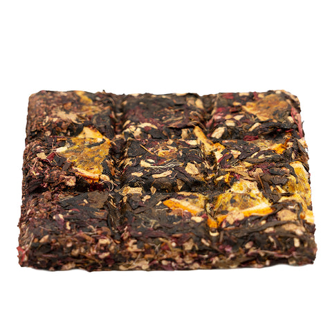 Gezellig Geperste Thee Brick – Gekruide Zwarte Thee & Kruidenmix