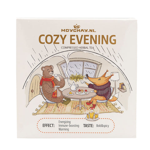 Cozy Evening Brick – Spiced Black Tea & Herbal Blend