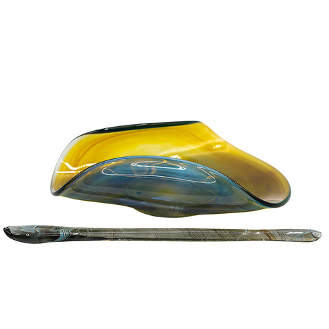 Willow Leaf Tea Scoop, Cha he, tea presentation vessel # 94937