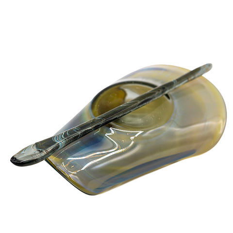 Willow Leaf Tea Scoop, Cha he, tea presentation vessel # 94937